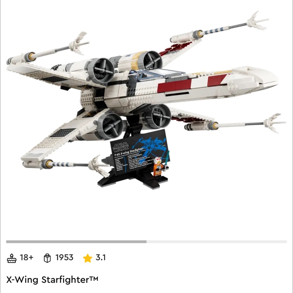 Lego Star Wars X-Wing Starfighter
